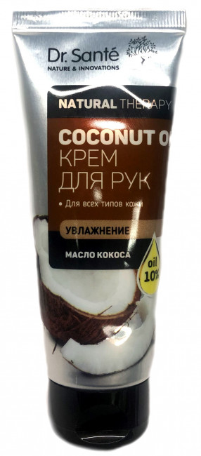 detail Krém na ruce s kokosovým olejem 75ml Dr.Sante