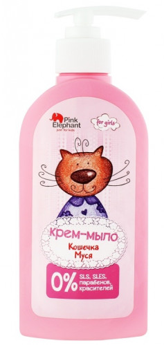 Dětské krémové mýdlo Musya 250ml Pink Elephant