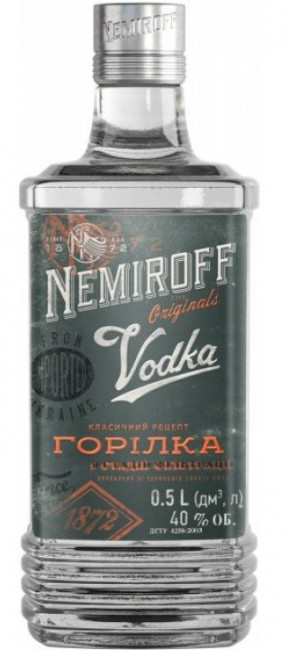 detail Vodka Nemiroff Original Premium 0,5L