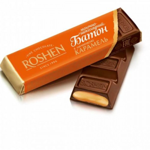 Mléčná čokoláda s karamelem Roshen 40g