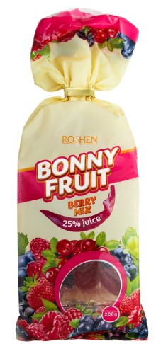 detail Bonbony Bonny Fruit Berry mix 200g Roshen