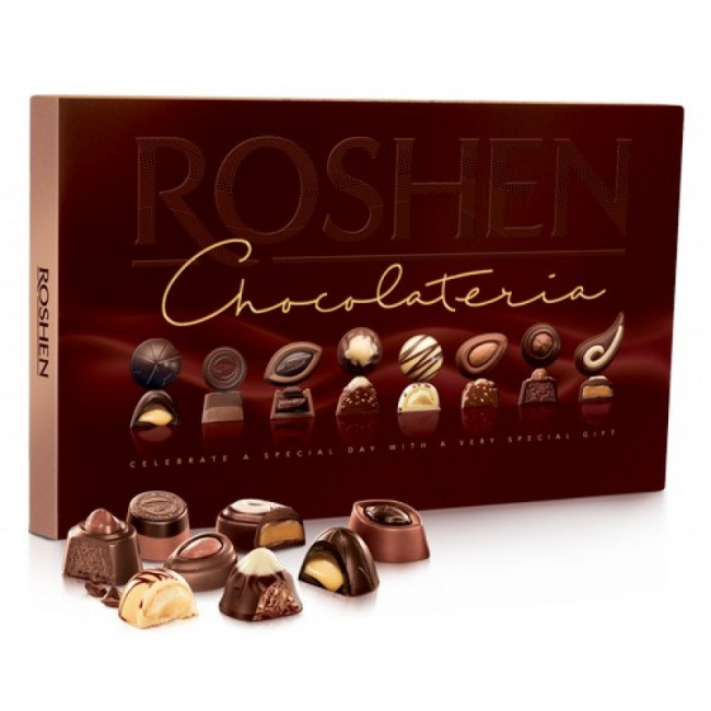 detail Bonbonierý Roshen Chokolateria 194g