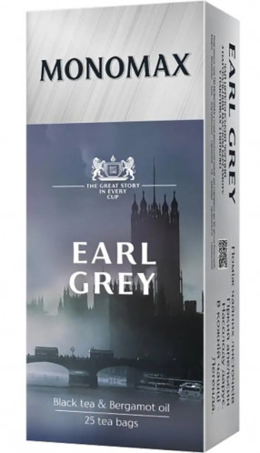 Černý čaj Earl Grey 25*2g MONOMAX
