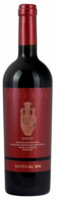 detail Červené suché víno Merlot 0,75L Reserve