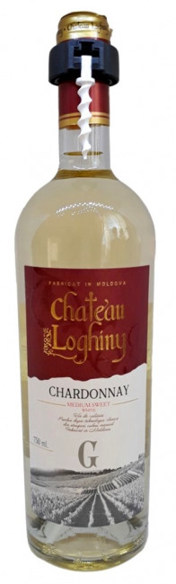 detail Víno Chardonnay polosladké 0,75L Chateau Loghiny