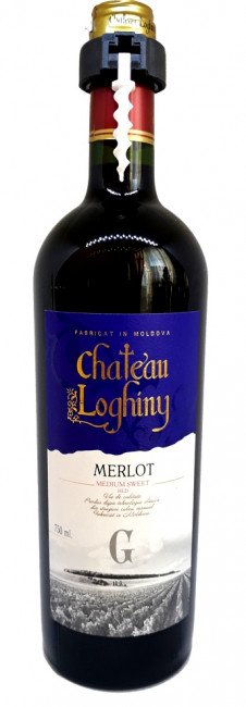 detail Víno MERLOT Chateau Loghiny 0,75L