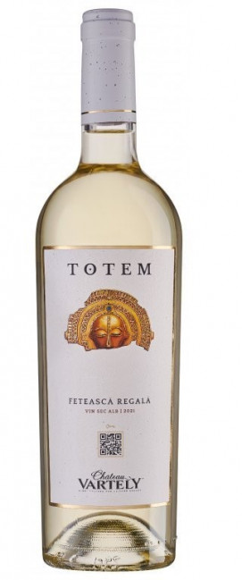 detail Bílé suché víno Totem Feteasca Regala 0,75L
