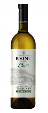 Bílé suché víno Traminer 0,75L Kvint