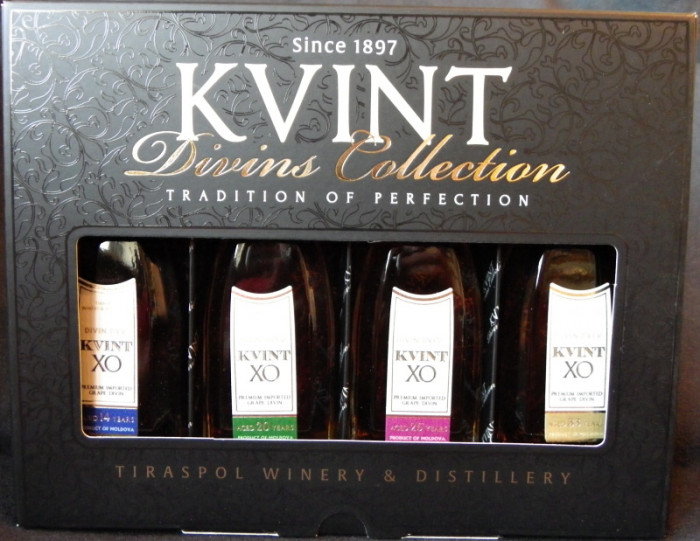 detail Kolekce brandy 4x0,05L 40% KVINT
