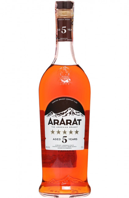 detail Brandy Ararat 5 let 0.7L 40% YEREVAN