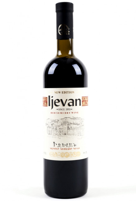 detail Polosuché červené víno Ijevan 0,75L