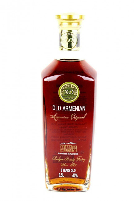 detail Brandy Old Armenian 8 let 0,5L 40% PROSHYAN