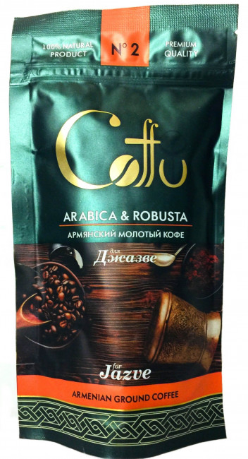 detail Arménská mletá káva Arabica a Robusta 100g Coffo