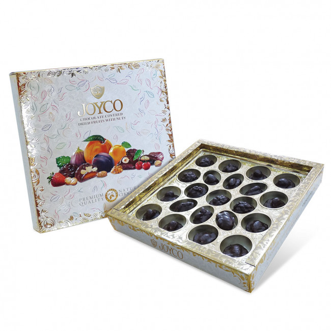 detail Čokoládové bonbony se sušeným ovocem a oříšky 157g Joyco