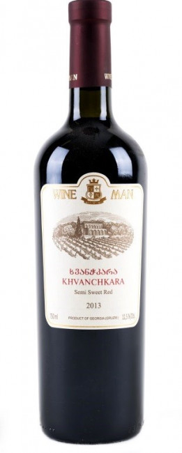 detail Polosladké červené víno Khvanchkara 0,75L WineMan