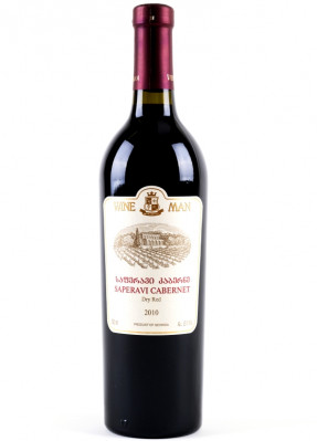 Červené víno Saperavi Cabernet 0,75L WineMan