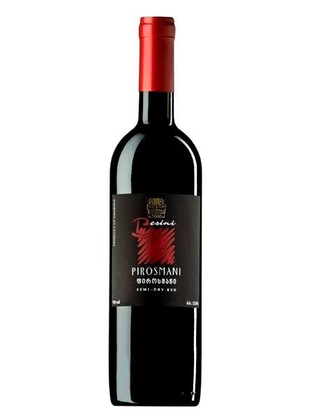 detail Polosuché červené víno Pirosmani 0,75L Besini