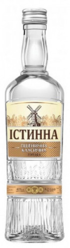 Vodka pšeničná 0,7L 40% ISTINNA