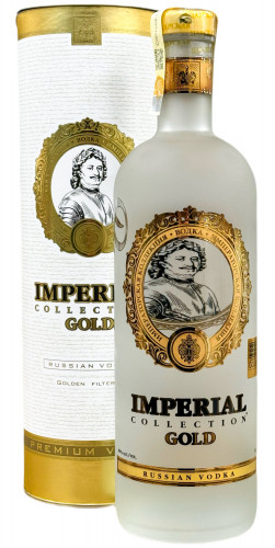 Vodka Imperial Gold 1L 40% Carská v tube