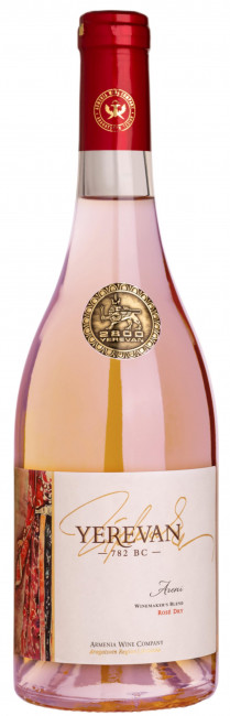 detail Ružové suché víno 0,75L Yerevan