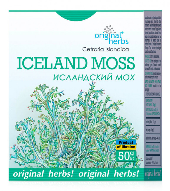 detail Bylinný čaj z islandského mechu 50g Original Herbs