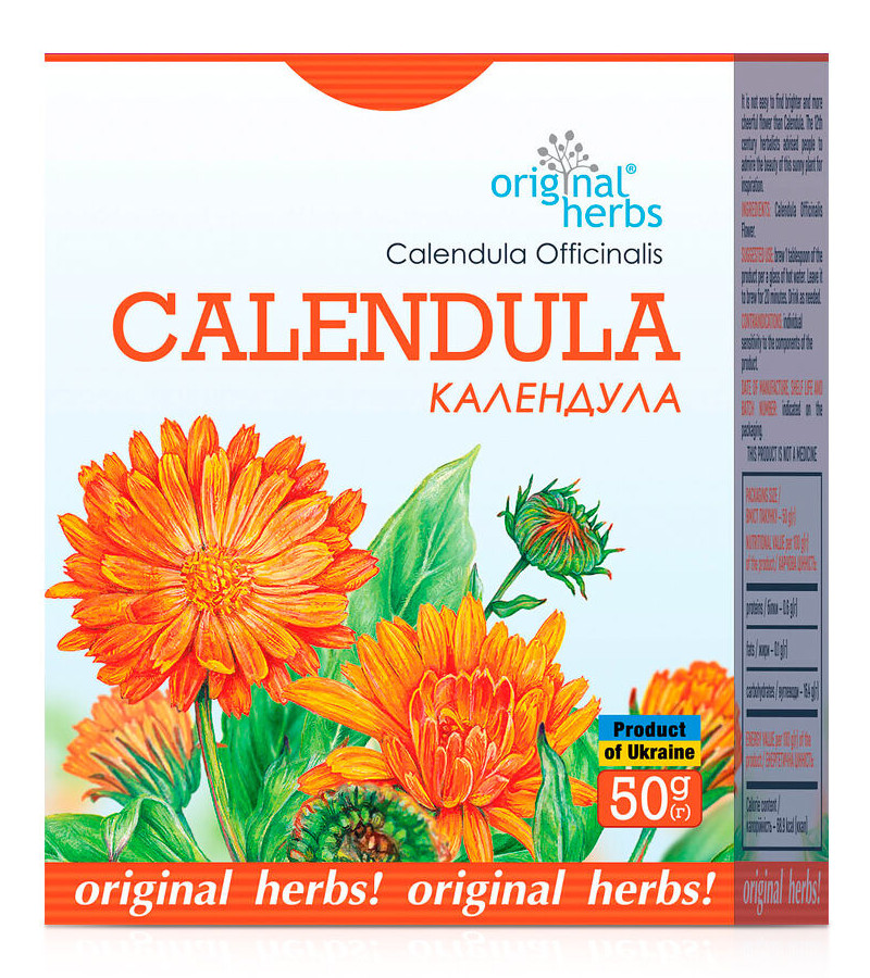 Bylinný čaj kalendula 50g Original Herbs