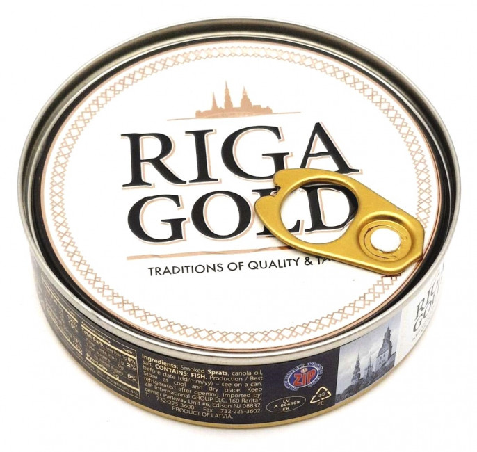 detail Šproty v oleji 240g RIGA GOLD