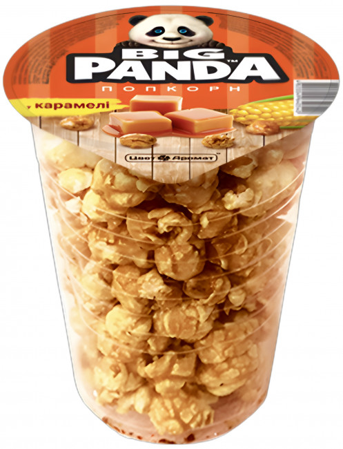 detail Karamelizovaný popcorn 60g Big Panda