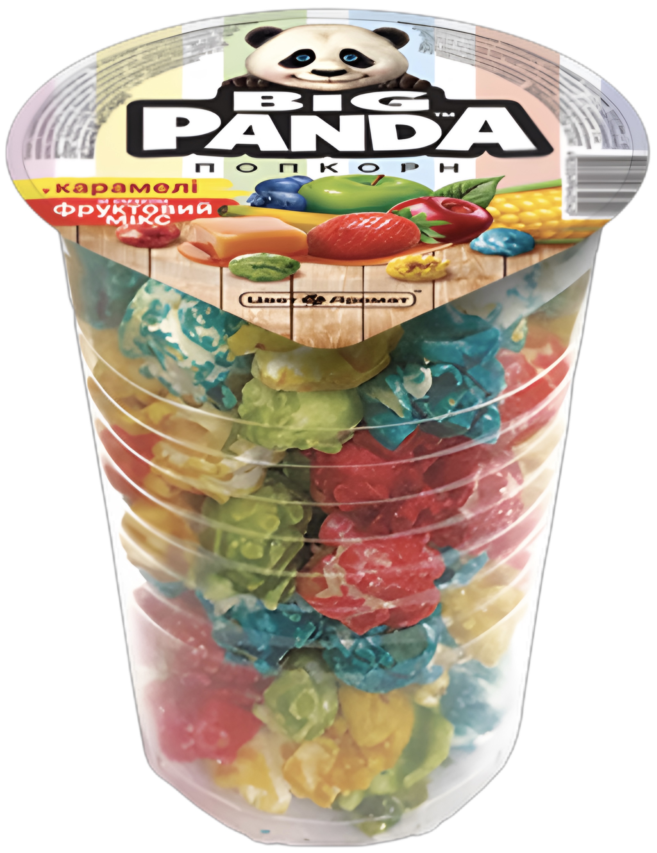 Karamelizovaný popcorn Fruit mix 60g Big Panda