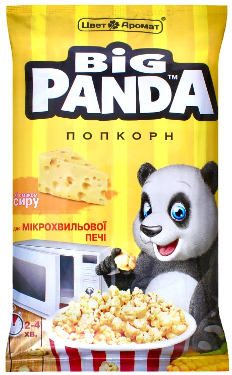 Popcorn se sýrovou příchutí 100g Big Panda