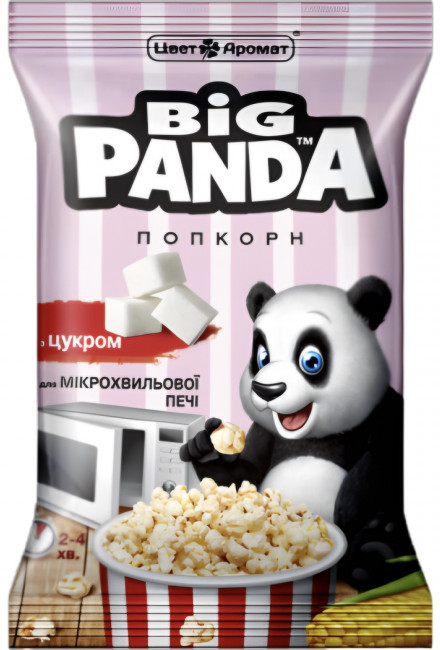 detail Popcorn s cukrem 100g Big Panda