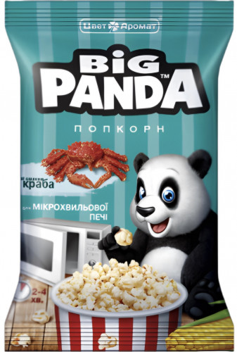 Popcorn s příchutí kraba 100g Big Panda