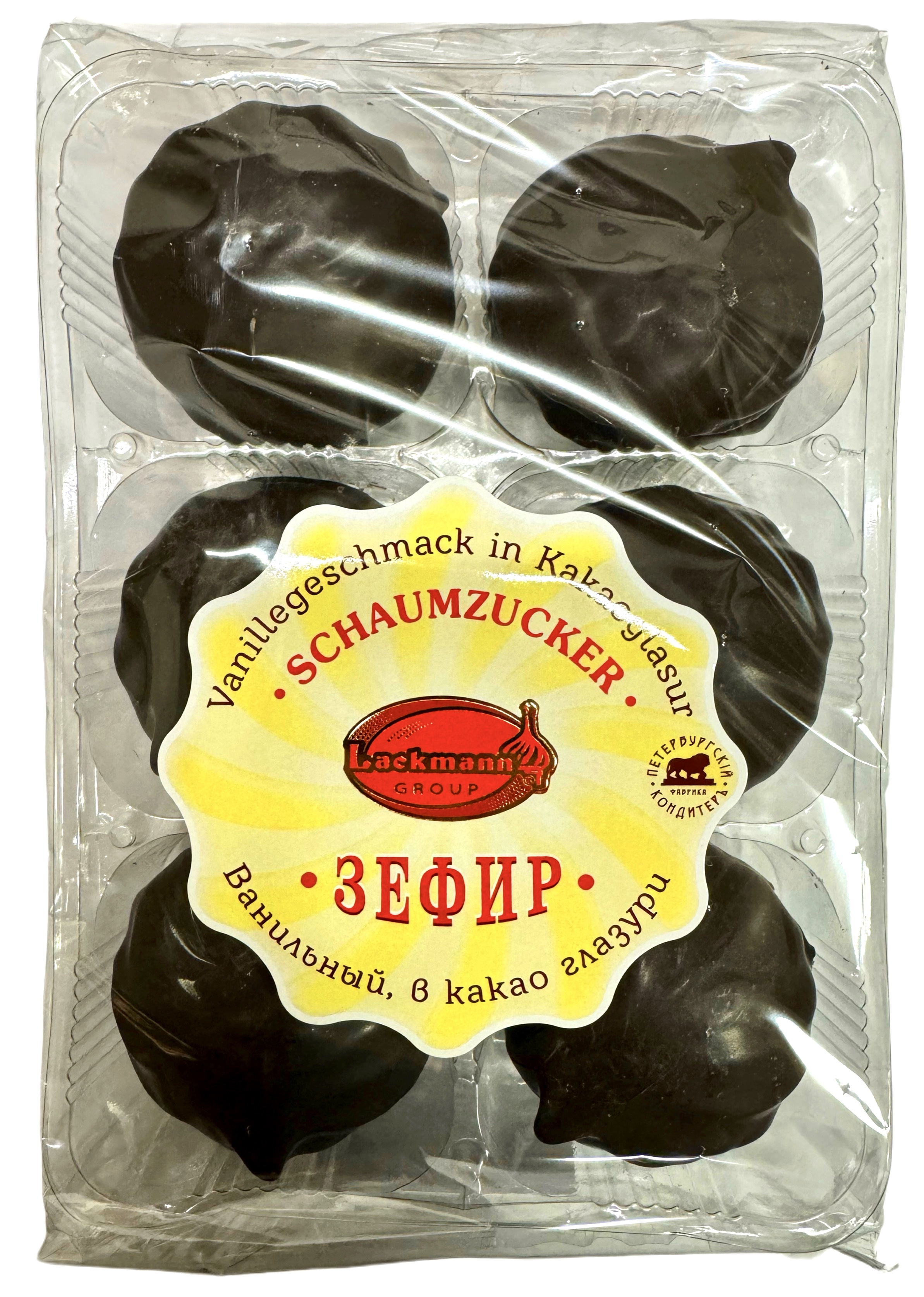 Vanilkový zefír v čokoládové polevě 390g Peterburgskij konditer