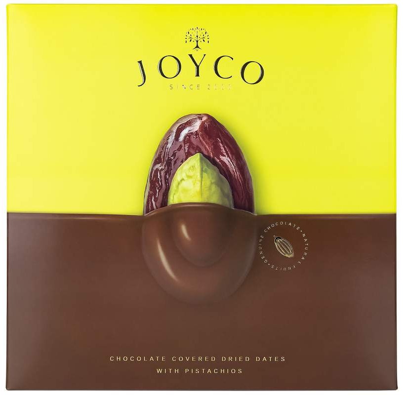 Sušené datle v čokoládě s pistáciemi 190g Joyco