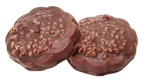 detail Sušenky glazované v čokoládě 500g
