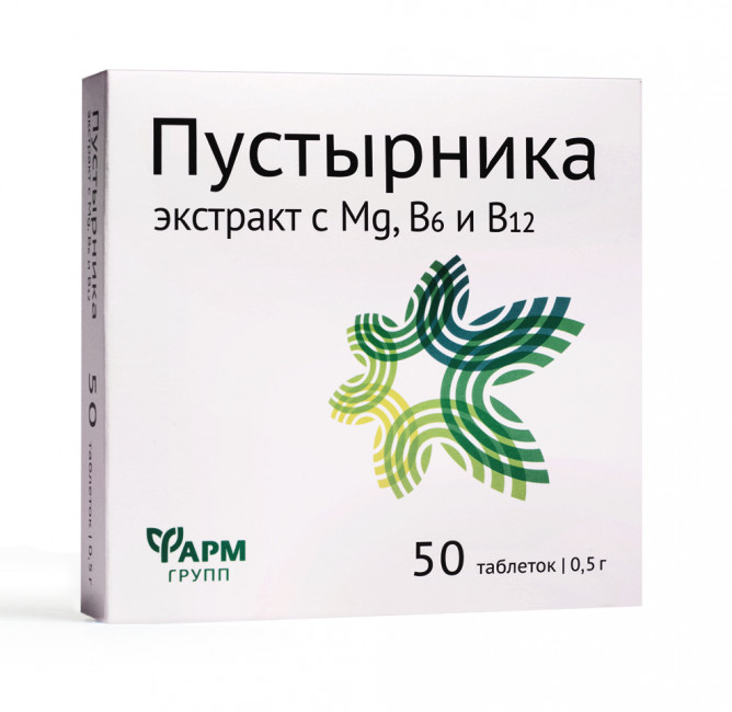 detail Pustyrnik + Mg + vitamíny B6 & B12 50tbl 25g PharmGroup