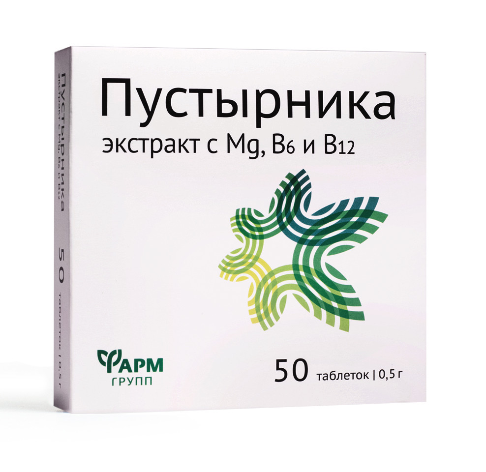 Pustyrnik + Mg + vitamíny B6 & B12 50tbl 25g PharmGroup