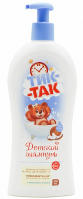 Dětský šampon Tik-Tak 350ml Kokosové mléko