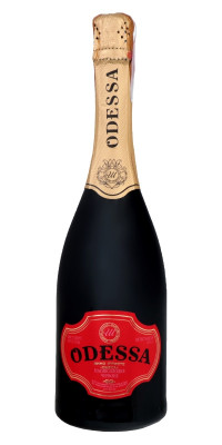 Šampaňské polosladké červené 11% 0,75L Odessa