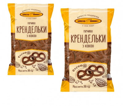 Крендельки с какао 260г Киевский хлеб