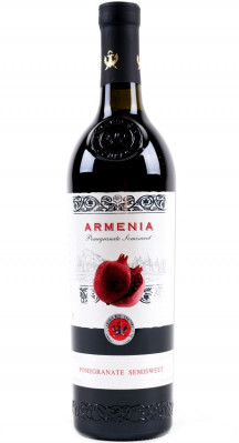 Напиток винный полусладкий Армения 0,75л Гранат