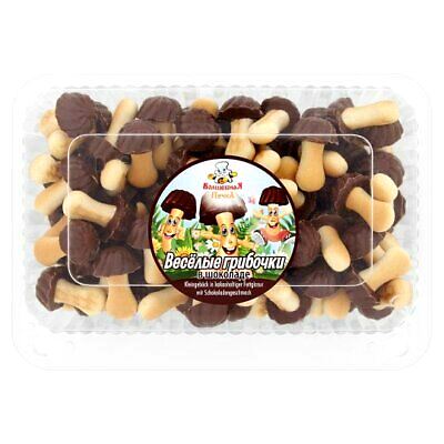 Sušenky Houby v čokoládě 250g