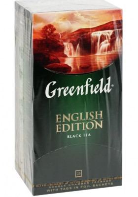 Čierny čaj Greenfield 25*2g English Edition