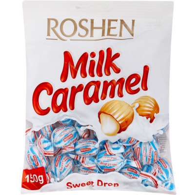 Cukríky Mlečná kvapka 150g Roshen